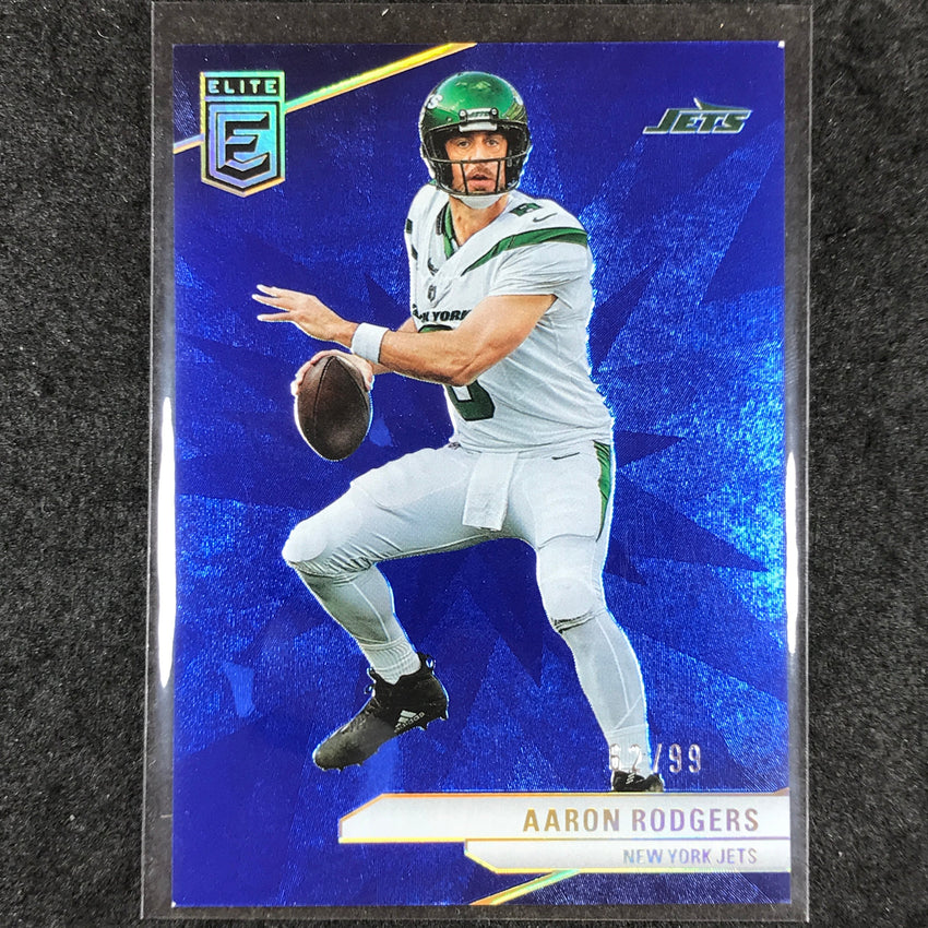 2024 Donruss Elite Football AARON RODGERS Base Blue 62/99 #99