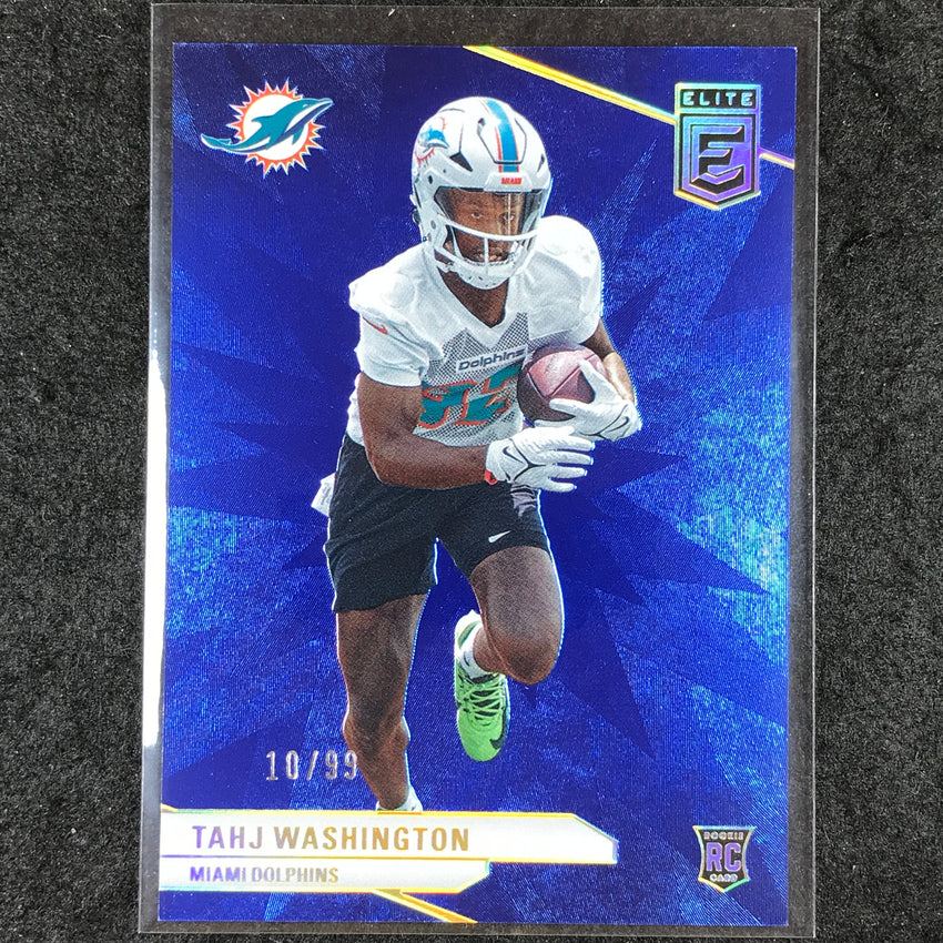 2024 Donruss Elite Football TAHJ WASHINGTON Rookie Base Blue 10/99 #148