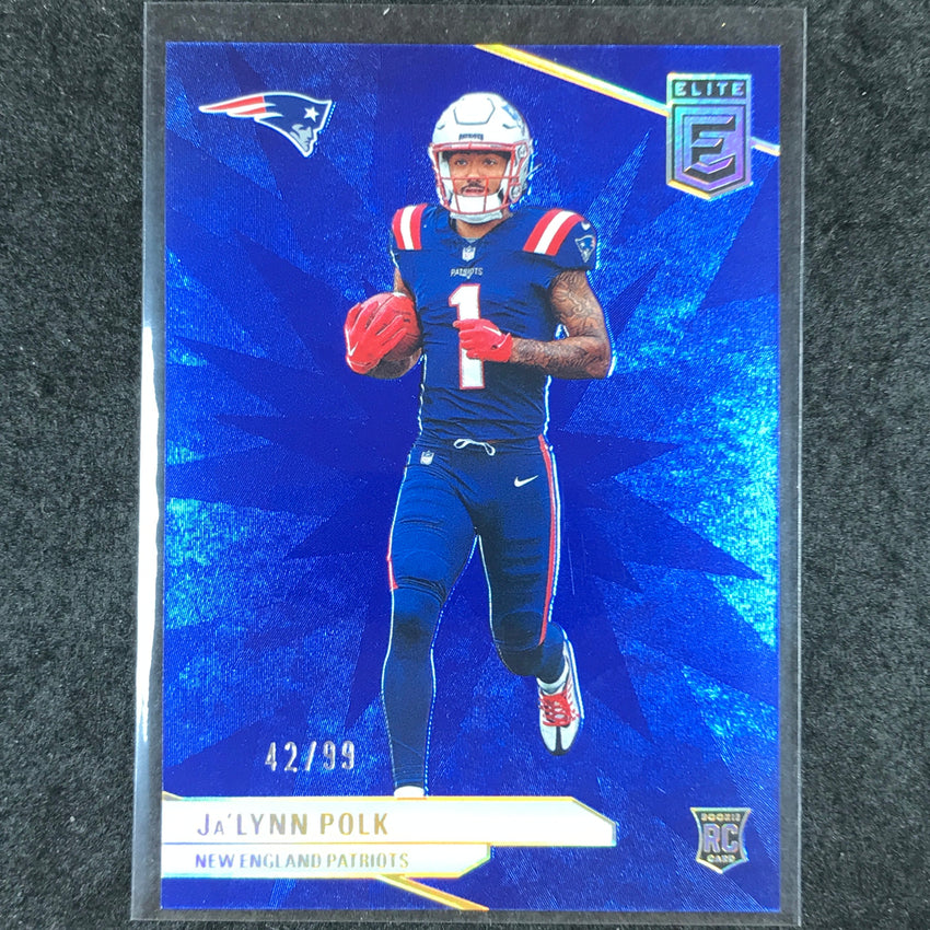 2024 Donruss Elite Football JA'LYNN POLK Rookie Base Blue 42/99 #153