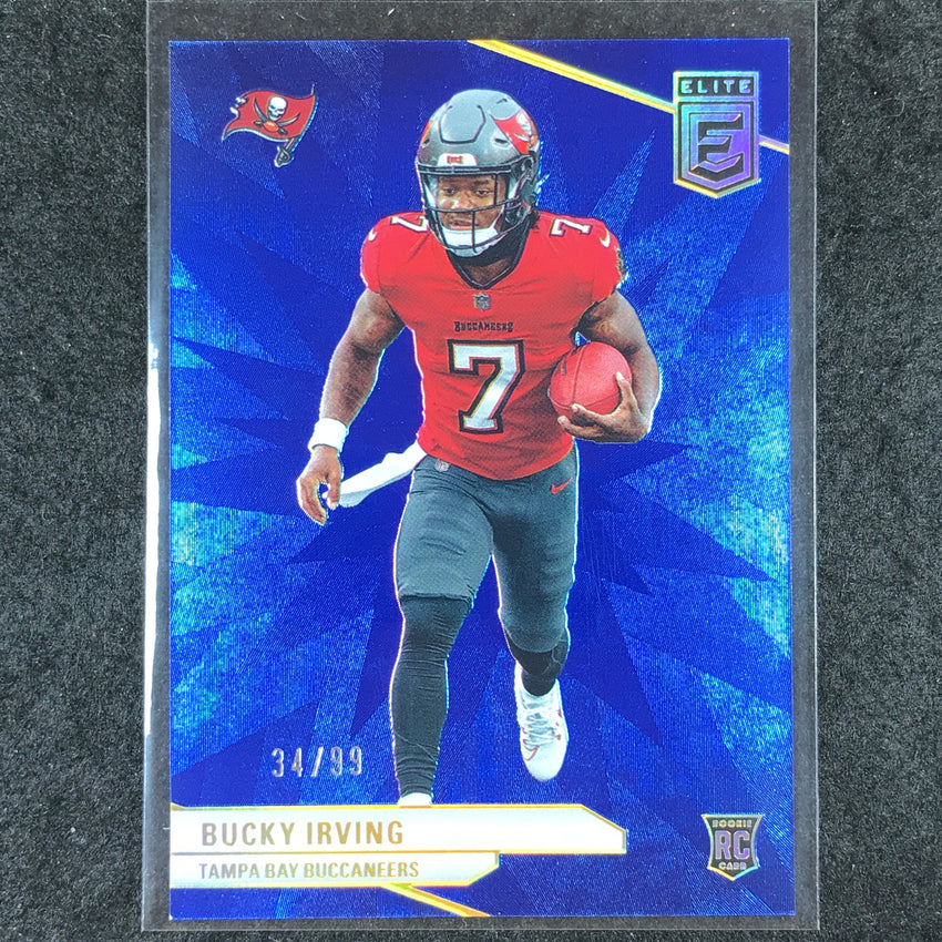 2024 Donruss Elite Football BUCKY IRVING Rookie Base Blue 34/99 #159