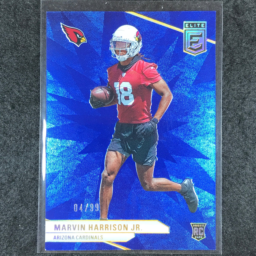 2024 Donruss Elite Football MARVIN HARRISON JR. Rookie Base Blue 4/99 #182