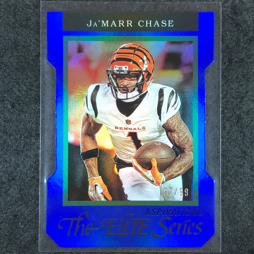 2024 Donruss Elite Football JA'MARR CHASE 1992 Elite Aspirations Die-Cut 97/99