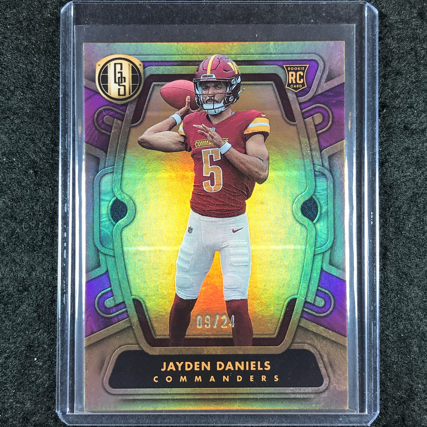 2024 Gold Standard Football JAYDEN DANIELS Rookie Base Rose Gold 9/24 #102