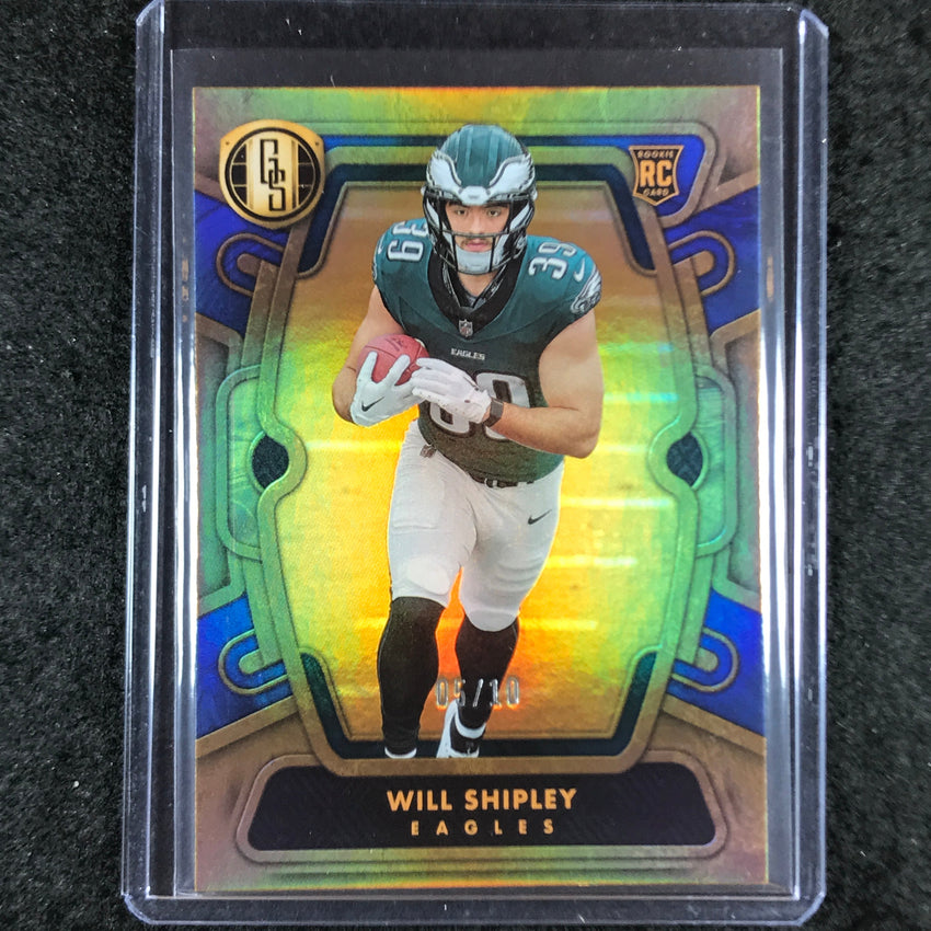2024 Gold Standard Football WILL SHIPLEY Rookie Base Sapphire 5/10 #163