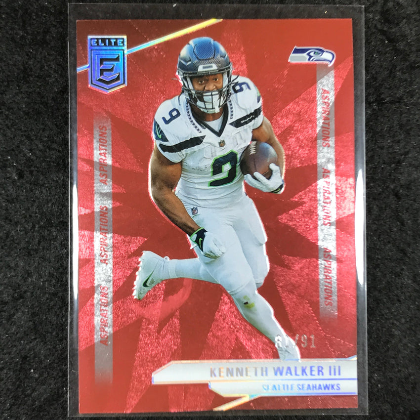 2024 Donruss Elite Football KENNETH WALKER III Base Aspirations 81/91 #71