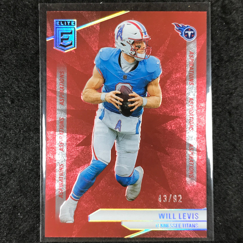 2024 Donruss Elite Football WILL LEVIS Base Aspirations 43/92 #78