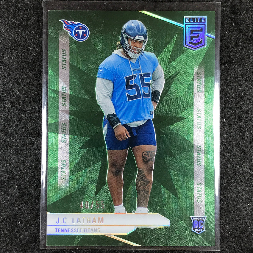 2024 Donruss Elite Football J.C. LATHAM Rookie Base Status 40/55 #141