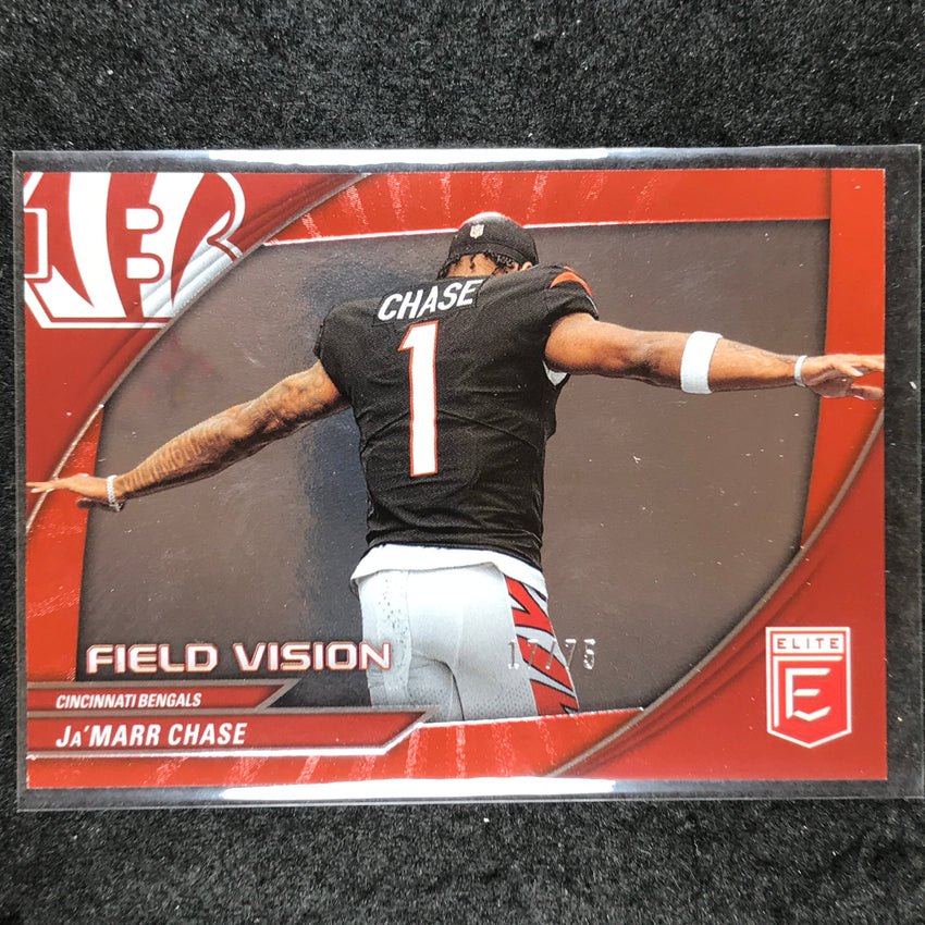 2024 Donruss Elite Football JA'MARR CHASE Field Vision Red 17/75 #8
