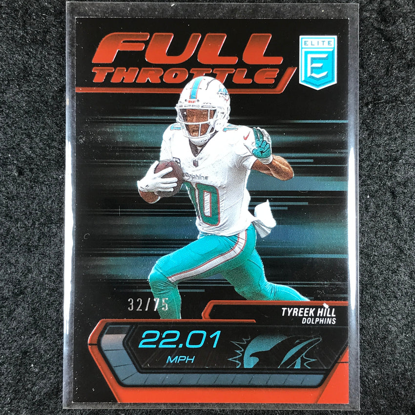 2024 Donruss Elite Football TYREEK HILL Full Throttle Red 32/75 #1
