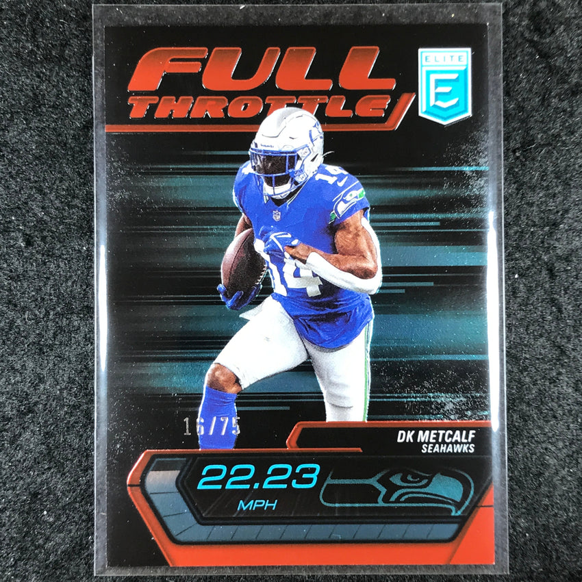 2024 Donruss Elite Football DK METCALF Full Throttle Red 16/75 #2