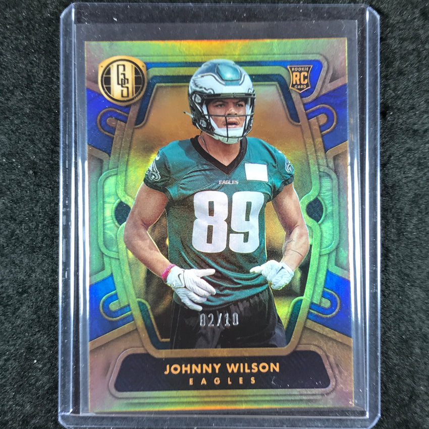 2024 Gold Standard Football JOHNNY WILSON Rookie Base Sapphire 2/10 #178