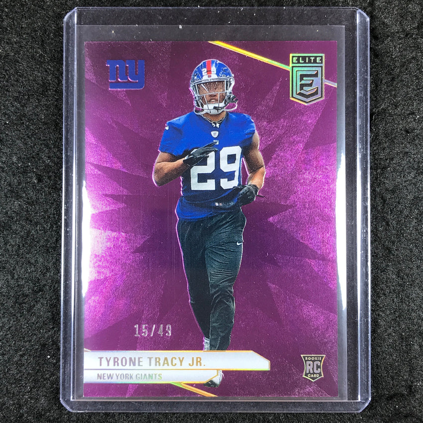 2024 Donruss Elite Football TYRONE TRACY JR. Rookie Base Purple 15/49 #144