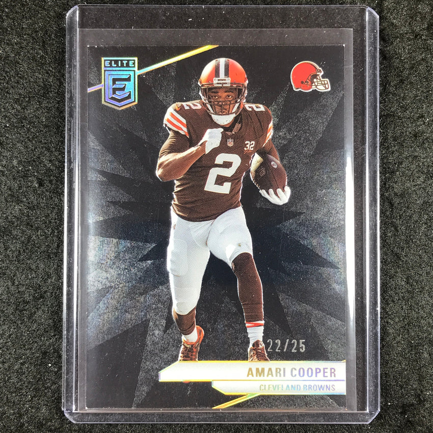 2024 Donruss Elite Football AMARI COOPER Base Black 22/25 #34