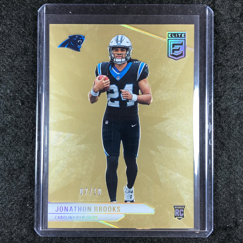 2024 Donruss Elite Football JONATHON BROOKS Rookie Base Gold 7/10 #104