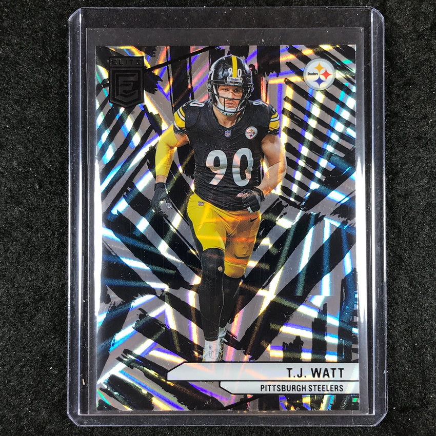 2024 Donruss Elite Football T.J. WATT Base Razzle Dazzle SSP #40