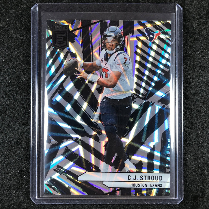 2024 Donruss Elite Football C.J. STROUD Base Razzle Dazzle SSP #50