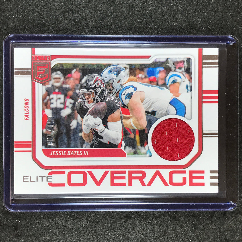 2024 Donruss Elite Football JESSIE BATES III Elite Coverage Jersey Relic 150/500