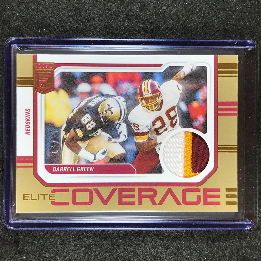 2024 Donruss Elite Football DARRELL GREEN Elite Coverage Patch Relic Prime 16/49