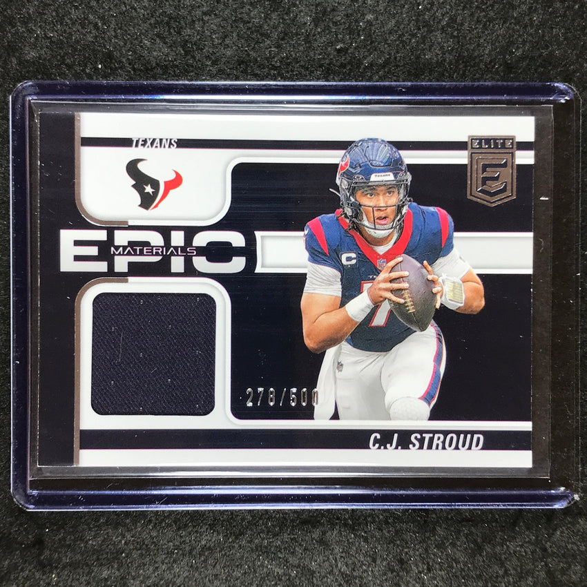 2024 Donruss Elite Football C.J. STROUD Epic Materials Jersey Relic 278/500