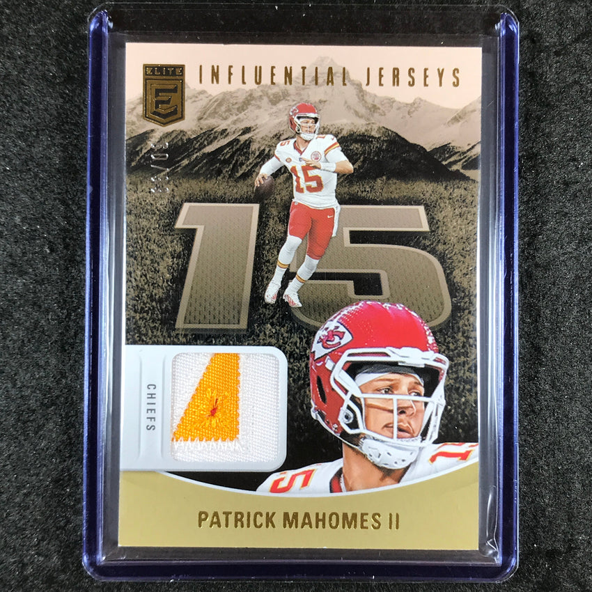 2024 Donruss Elite Football PATRICK MAHOMES II Influential Jerseys Patch 60/99