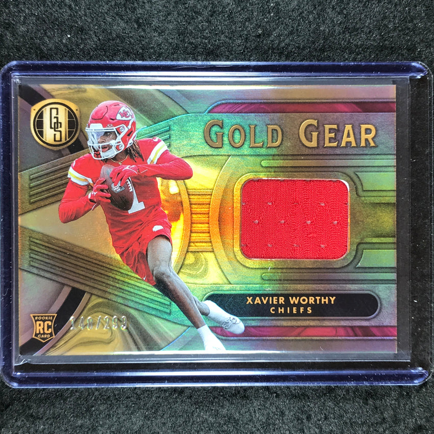 2024 Gold Standard Football XAVIER WORTHY Gold Gear Rookie Jersey Relic 14//299