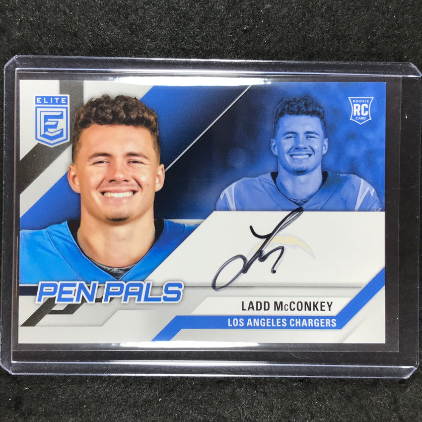 2024 Donruss Elite Football LADD MCCONKEY Pen Pals Rookie Auto #LMC