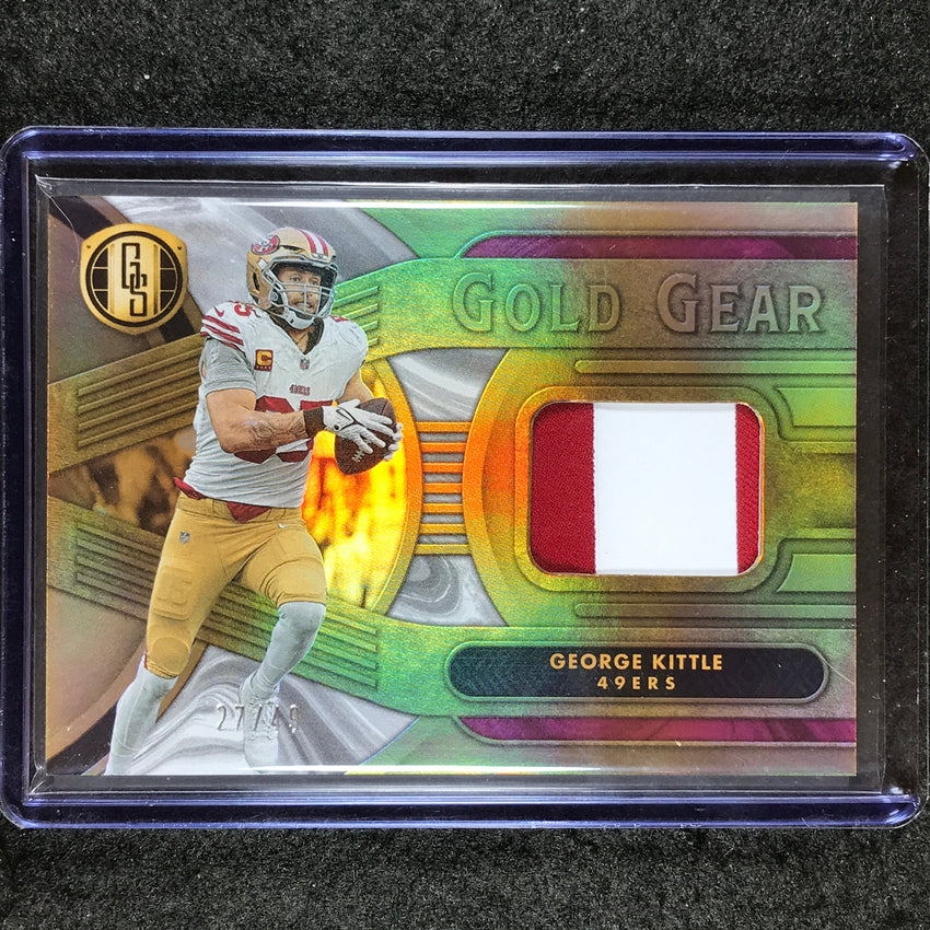 2024 Gold Standard Football GEORGE KITTLE Gold Gear Patch Relic Rose Gold 27/49