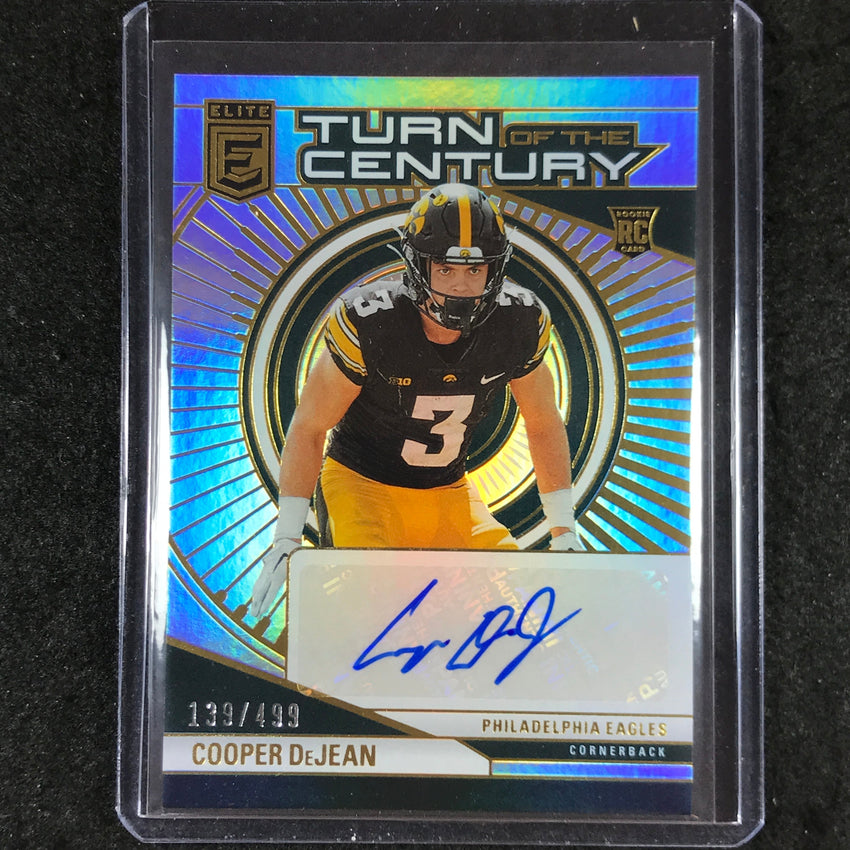 2024 Donruss Elite COOPER DEJEAN Turn of the Century Rookie Auto 139/499