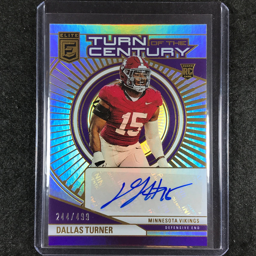2024 Donruss Elite DALLAS TURNER Turn of the Century Rookie Auto 244/499