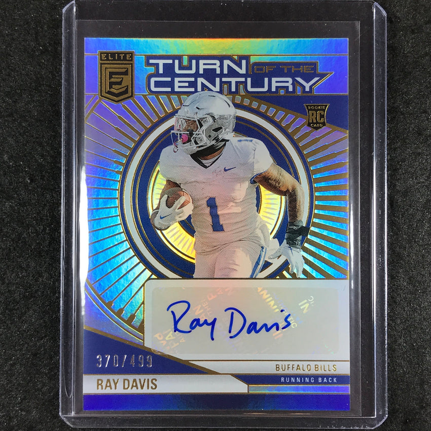 2024 Donruss Elite Football RAY DAVIS Turn of the Century Rookie Auto 370/499