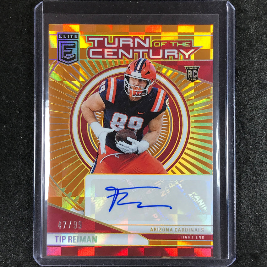 2024 Donruss Elite TIP REIMAN Turn of the Century Rookie Auto Orange 47/99