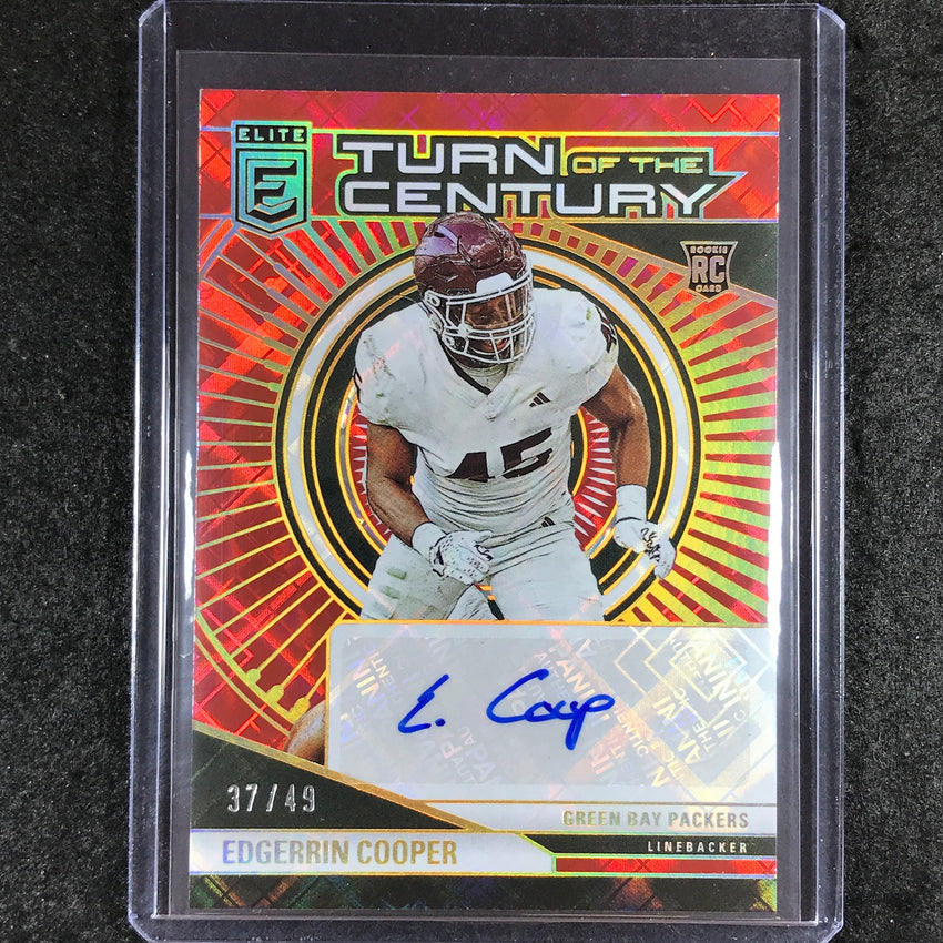 2024 Donruss Elite EDGERRIN COOPER Turn of the Century Rookie Auto Red 37/49