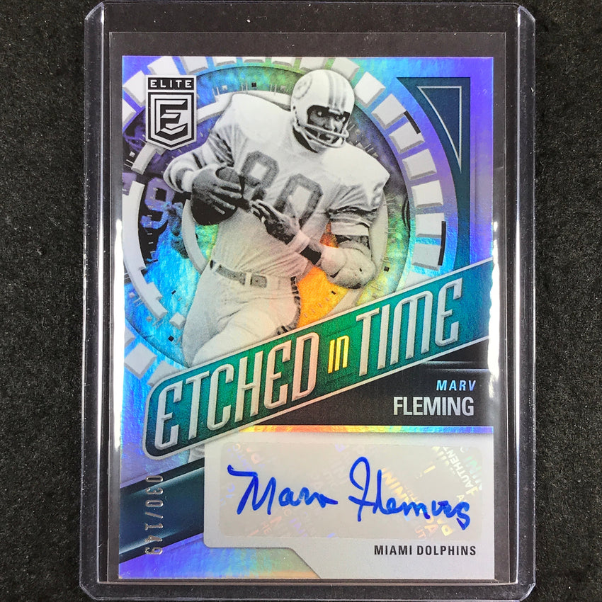 2024 Donruss Elite Football MARV FLEMING Etched in Time Auto 30/149