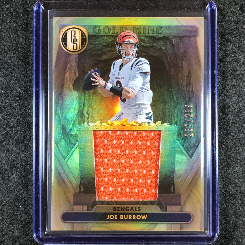 2024 Gold Standard Football JOE BURROW Gold Mine Jersey Relic 297/299