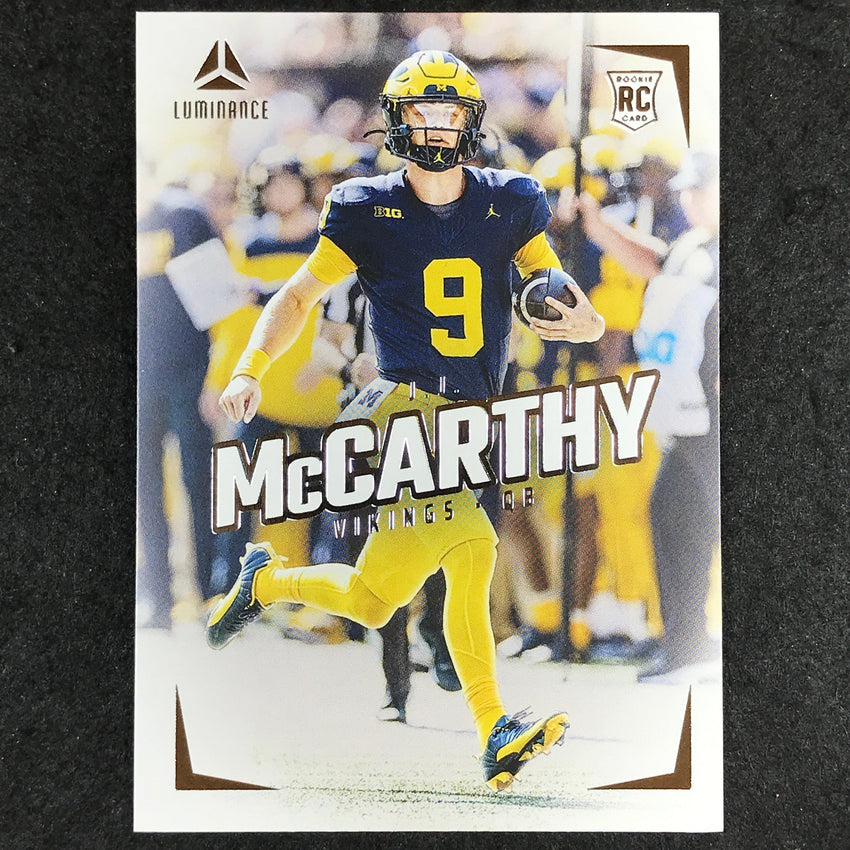 2024 Luminance Football J.J. MCCARTHY Rookie Base Vertical #112