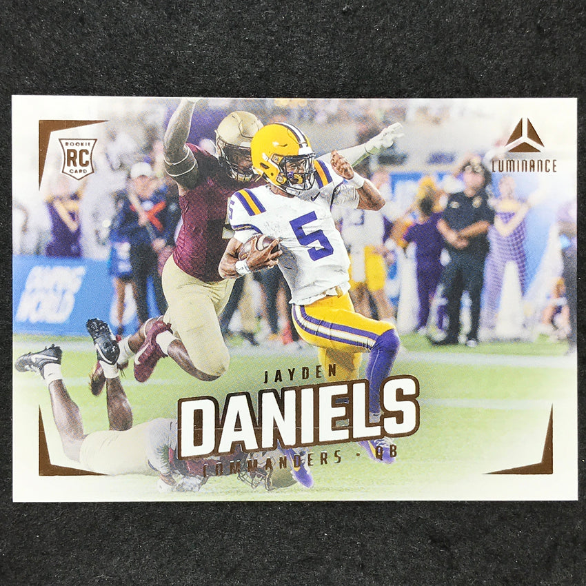 2024 Luminance Football JAYDEN DANIELS Rookie Base Horizontal #182