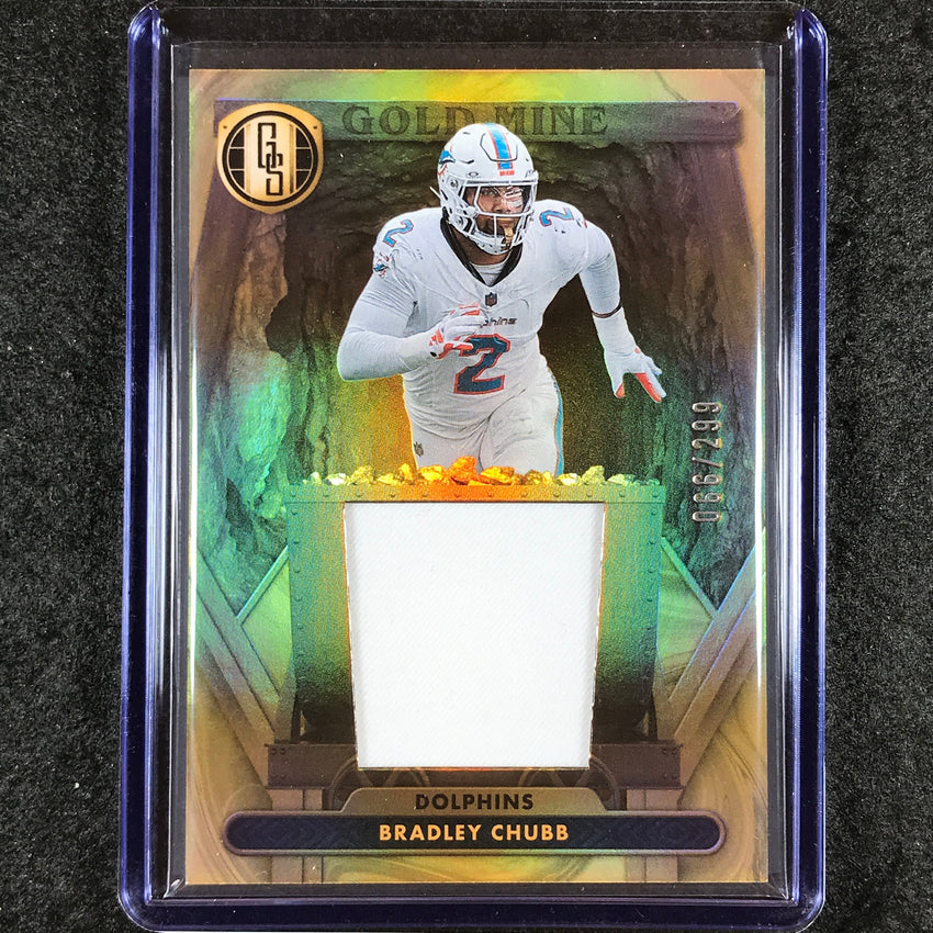 2024 Gold Standard Football BRADLEY CHUBB Gold Mine Jersey Relic 66/299