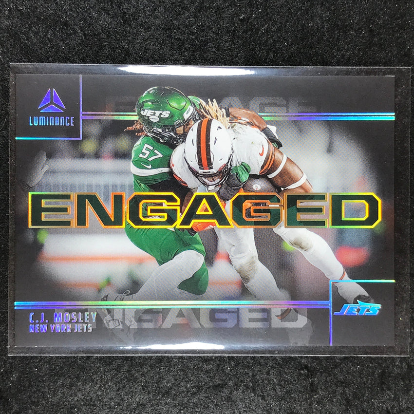 2024 Luminance Football C.J. MOSLEY Engaged Base #CMY