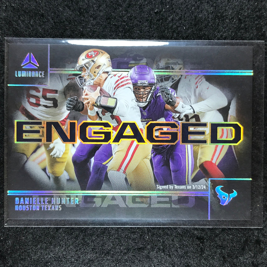 2024 Luminance Football DANIELLE HUNTER Engaged Base #DHR