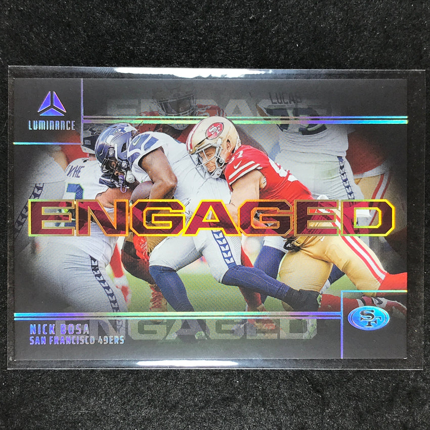 2024 Luminance Football NICK BOSA Engaged Base #NBA