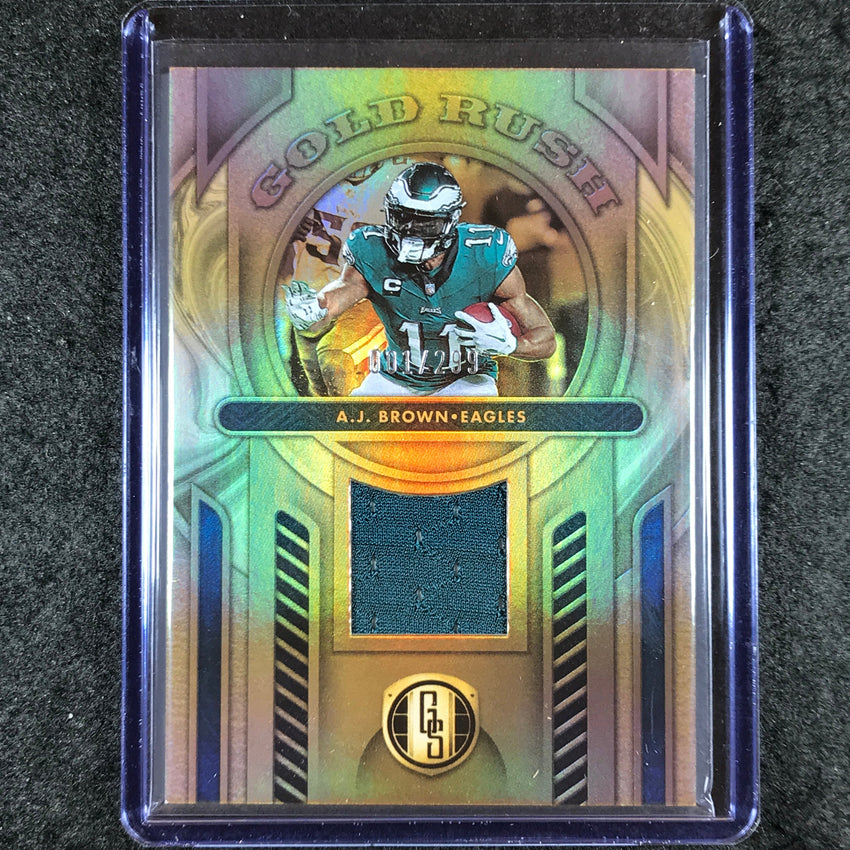 2024 Gold Standard Football A.J. BROWN Gold Rush Jersey Relic 1/299