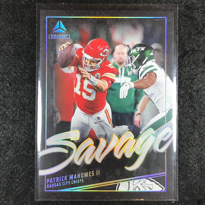 2024 Luminance Football PATRICK MAHOMES II Savage Base #PMS
