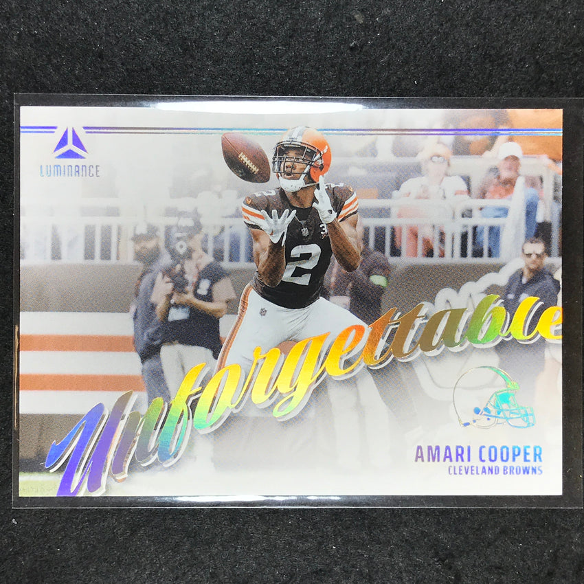 2024 Luminance Football AMARI COOPER Unforgettable Base #ACR