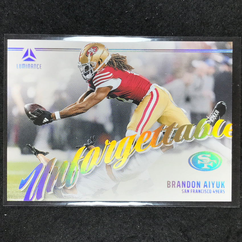 2024 Luminance Football BRANDON AIYUK Unforgettable Base #BAK