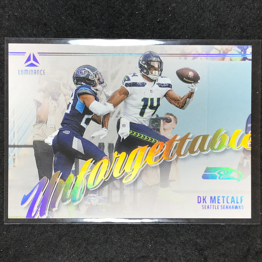 2024 Luminance Football DK METCALF Unforgettable Base #DMF