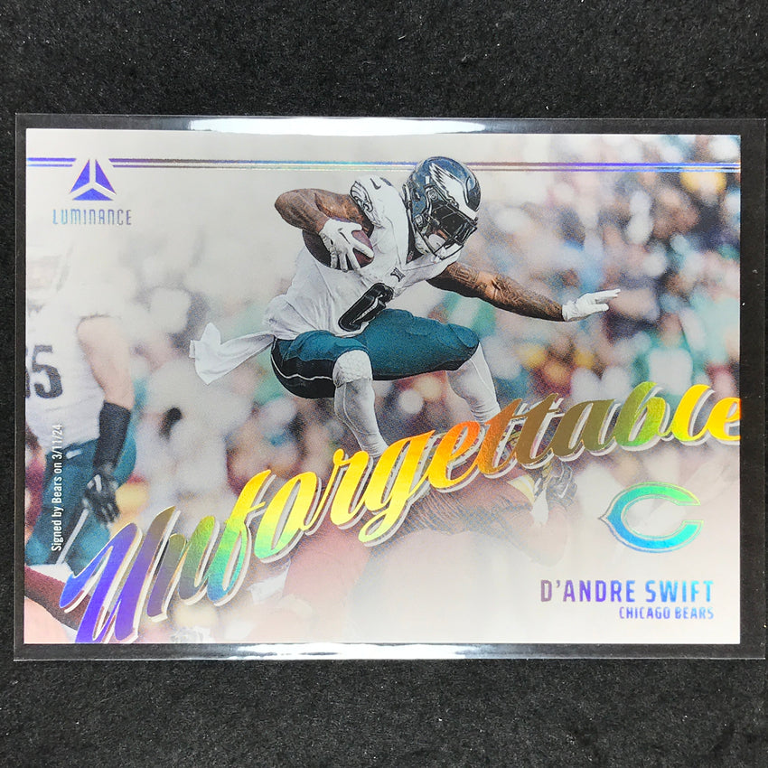 2024 Luminance Football D'ANDRE SWIFT Unforgettable Base #DST