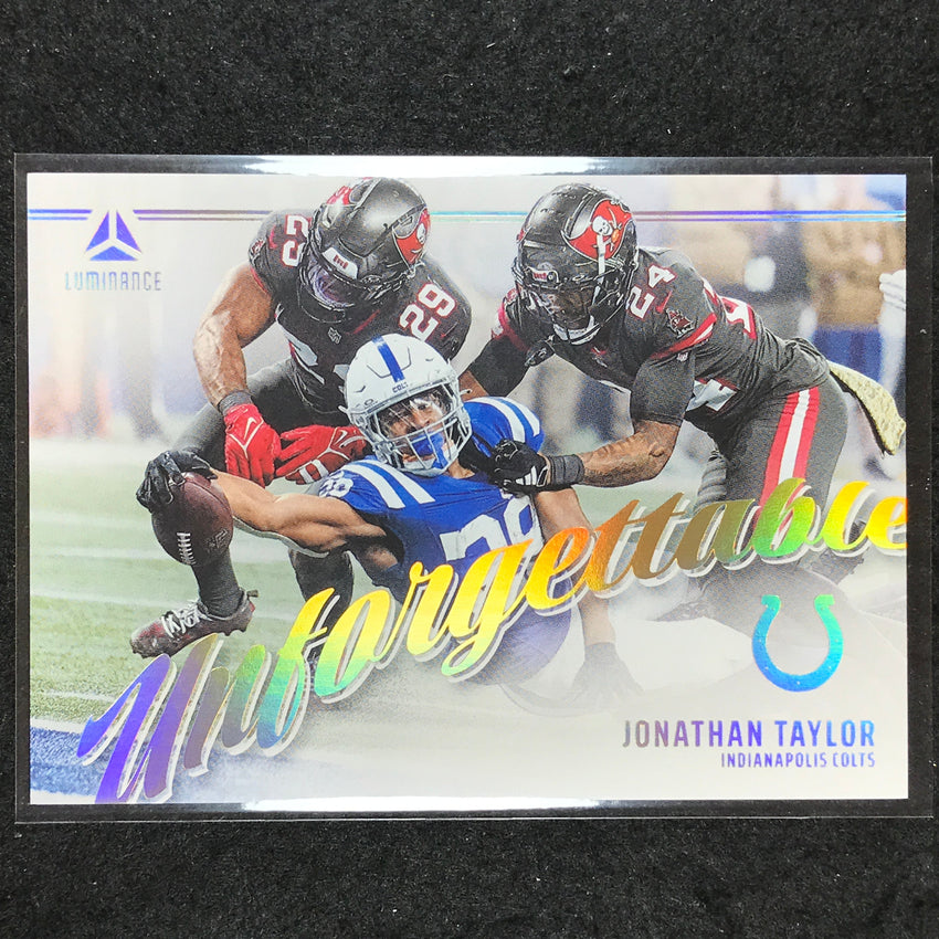2024 Luminance Football JONATHAN TAYLOR Unforgettable Base #JTR