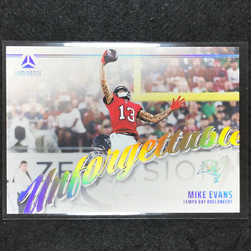2024 Luminance Football MIKE EVANS Unforgettable Base #MES