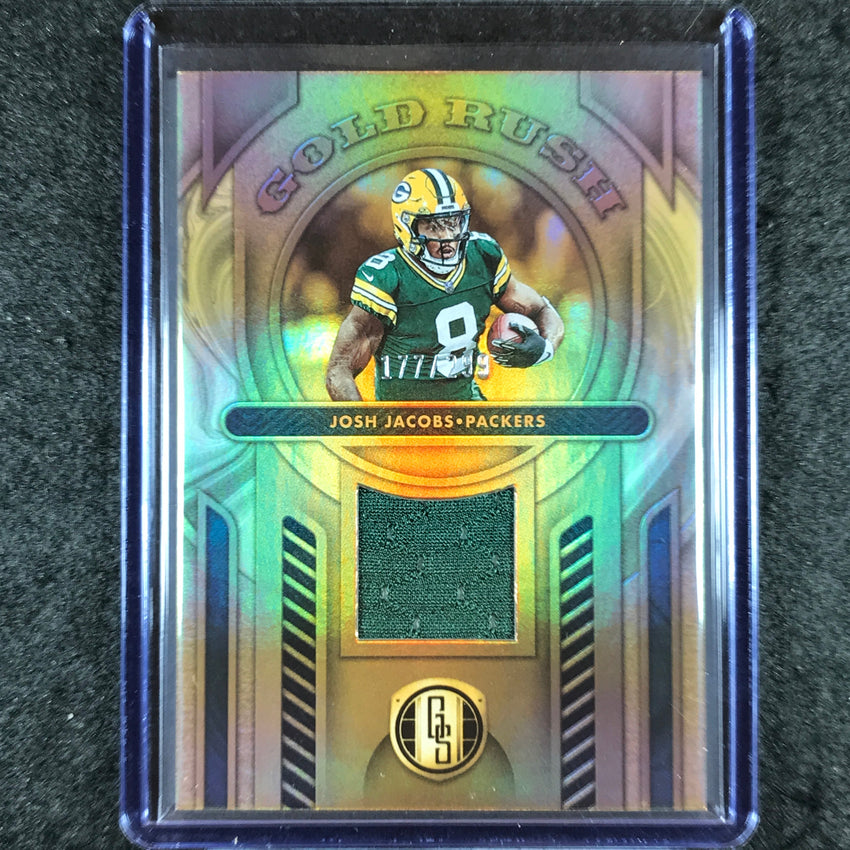 2024 Gold Standard Football JOSH JACOBS Gold Rush Jersey Relic 177/299