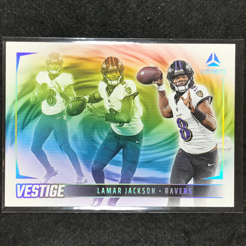 2024 Luminance Football LAMAR JACKSON Vestige Base #LJN